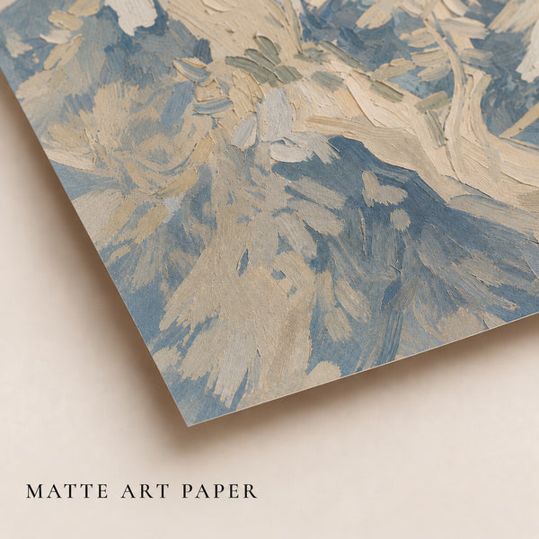 Close-up of a Framed Grace print on smooth matte art paper