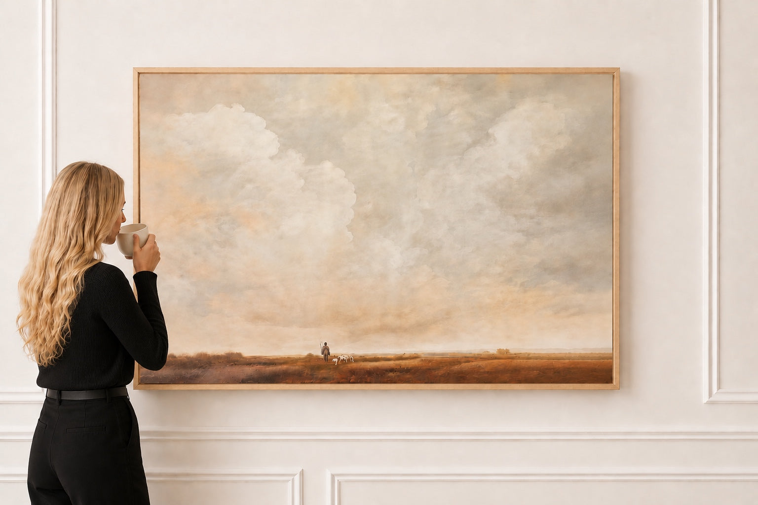 The Good Shepherd — Jesus and Lamb Scripture Wall Art