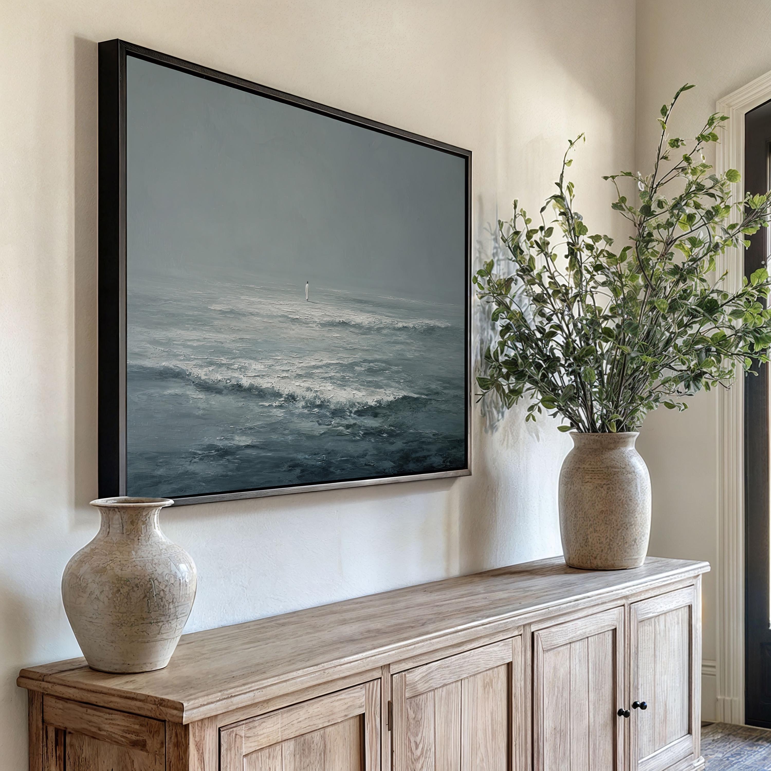 Jesus Walks on Water, Christian Wall Decor, Ocean Art Print