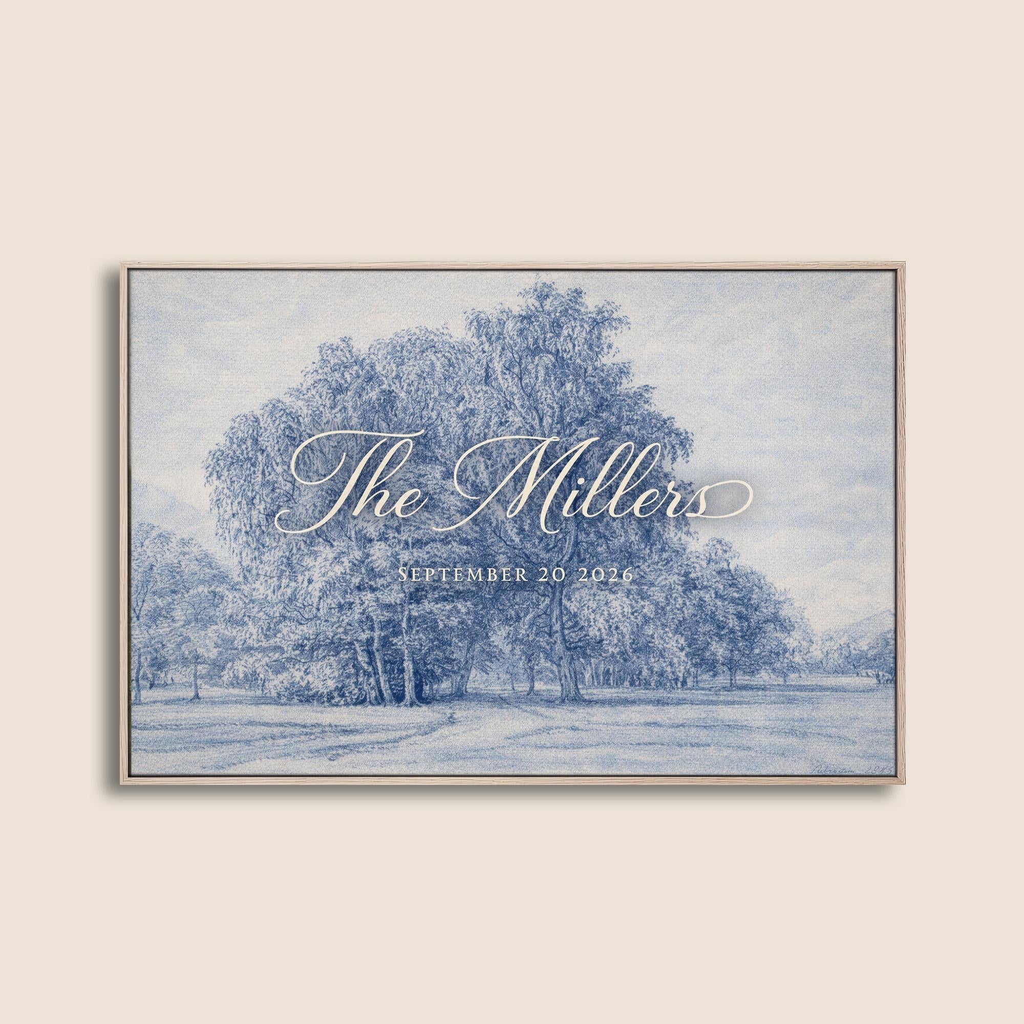 Custom Floral Wedding Welcome Sign - Reception or Home Decor - Wedding Gift