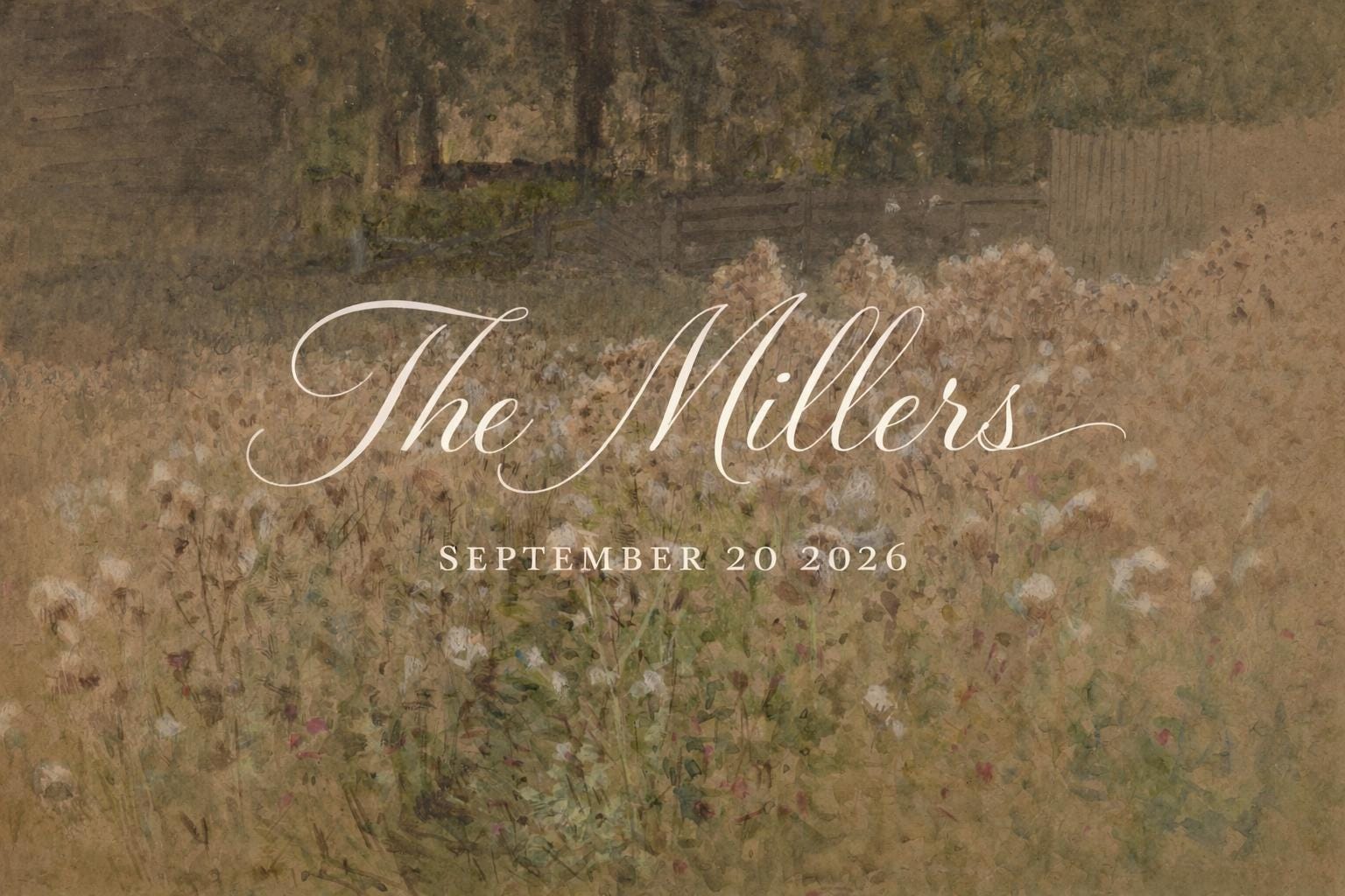 Custom Vintage Art Wedding Newlyweds Sign - Reception or Home Decor - Wedding Gift