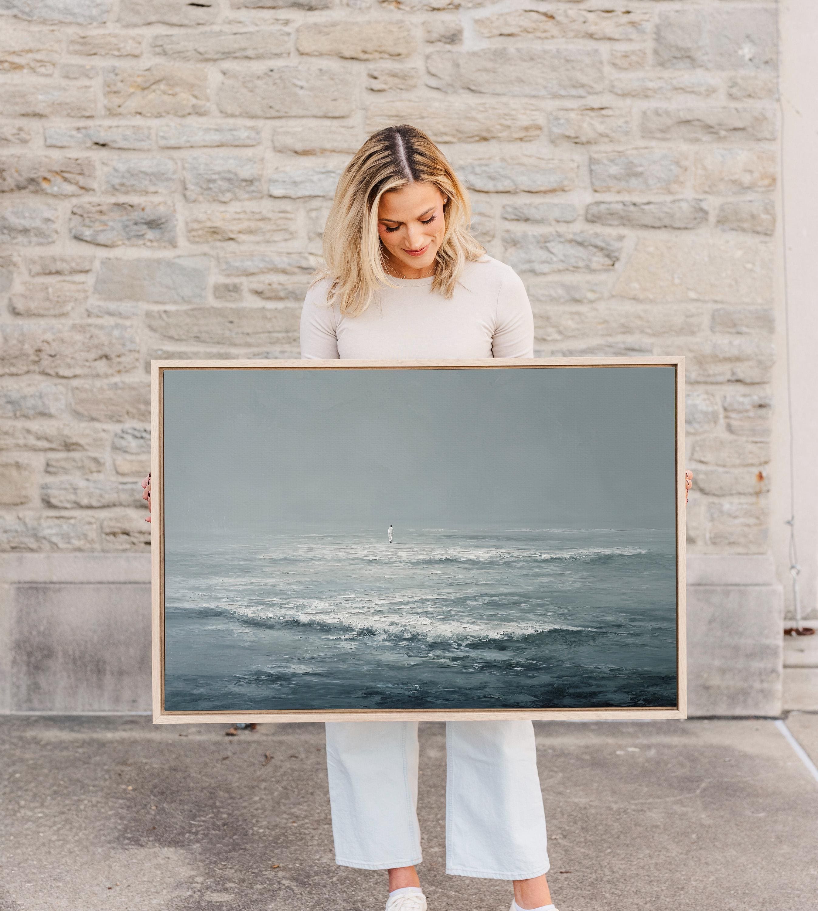 Jesus Walks on Water, Christian Wall Decor, Ocean Art Print