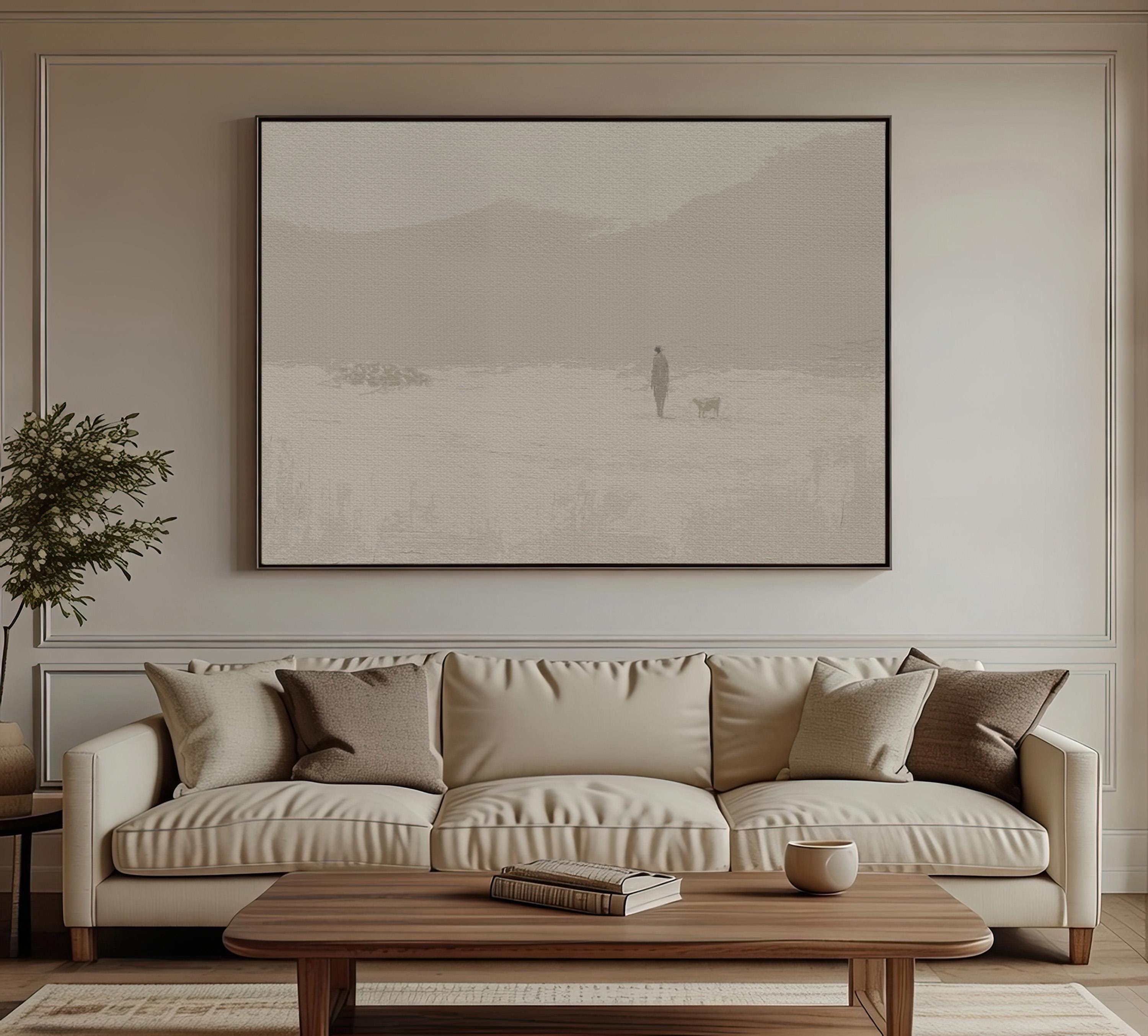 Leave the 99 - Christian Wall Art Print, Minimalist Lost Sheep Print, Faith-Based Home Decor