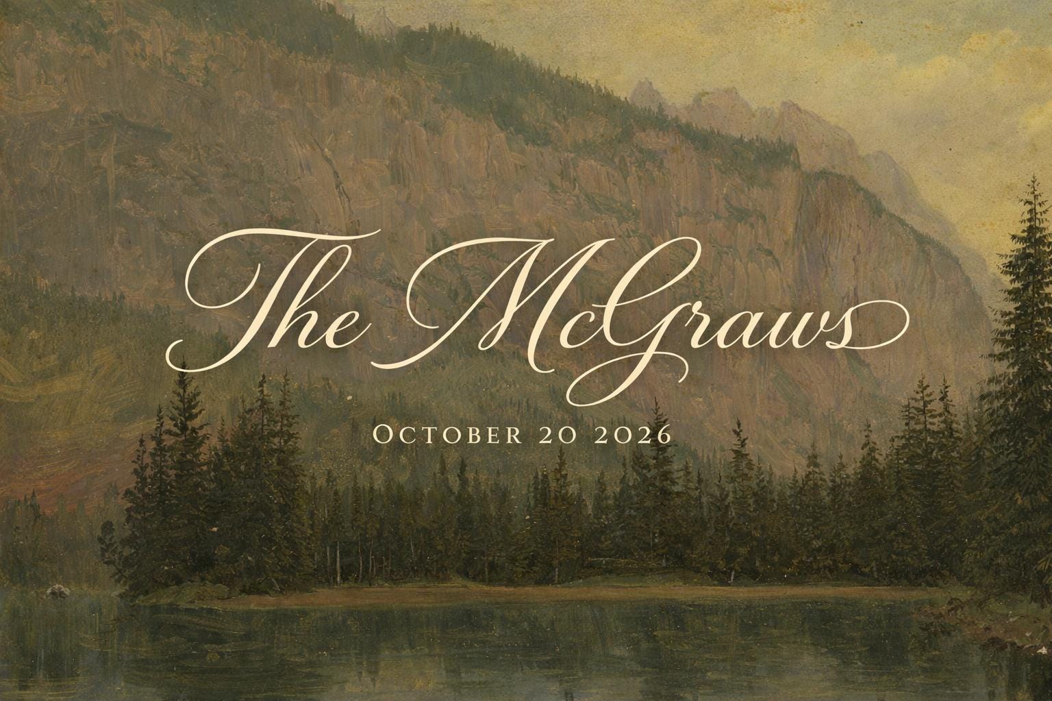 Custom Vintage Art Wedding Newlyweds Sign - Reception or Home Decor - Wedding Gift