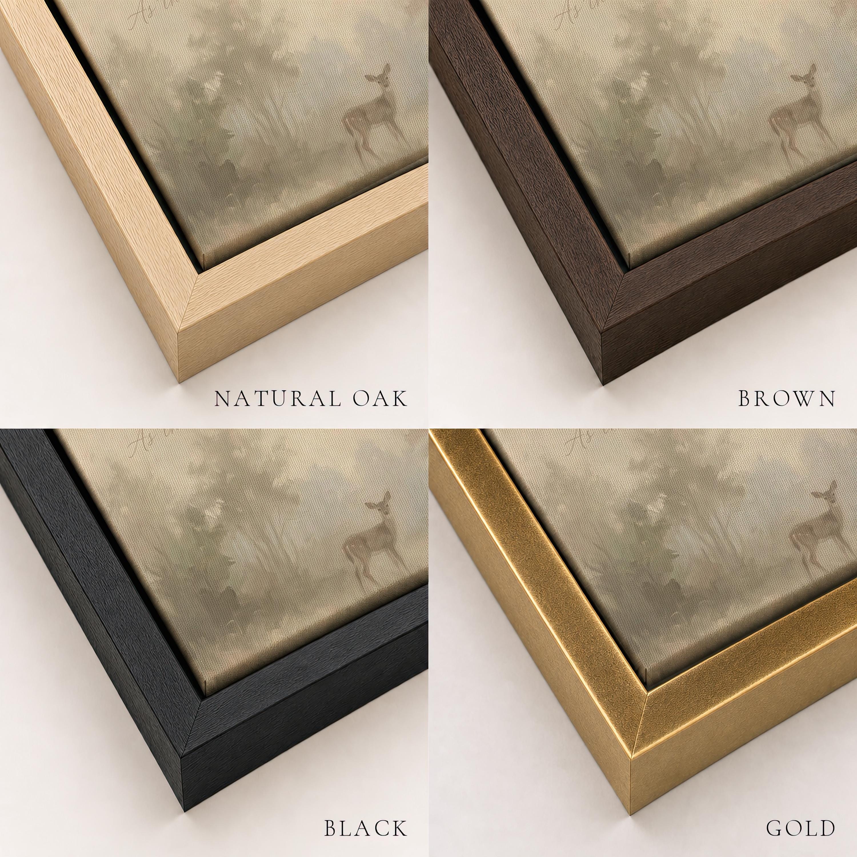 Christian Nursery | Baby Deer Christian Wall Art Print | W0177