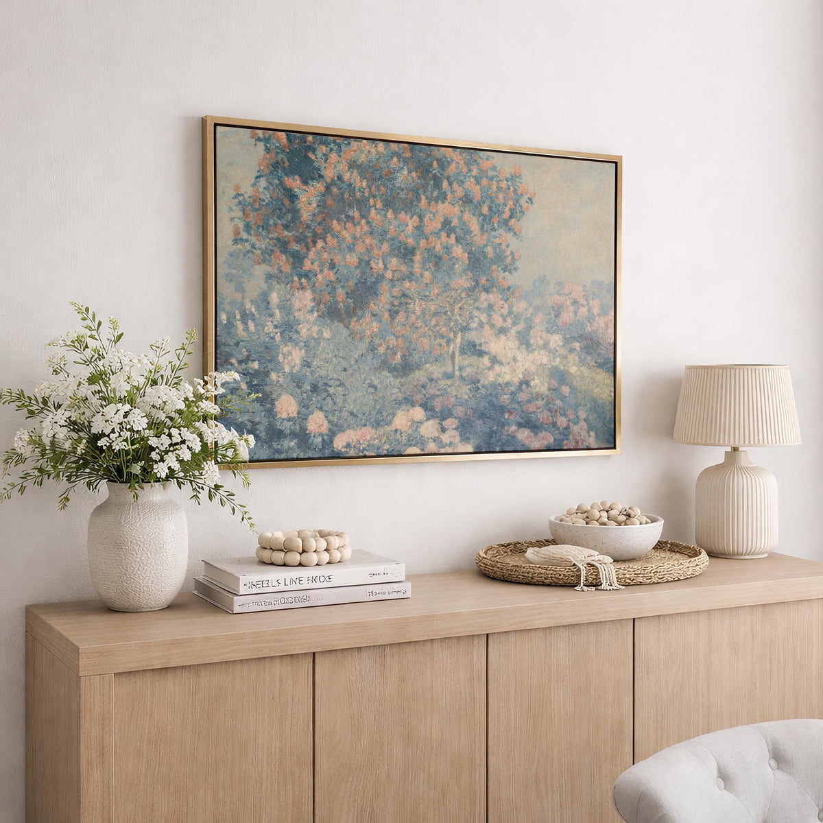 Blue Blossom Garden — Floral Print