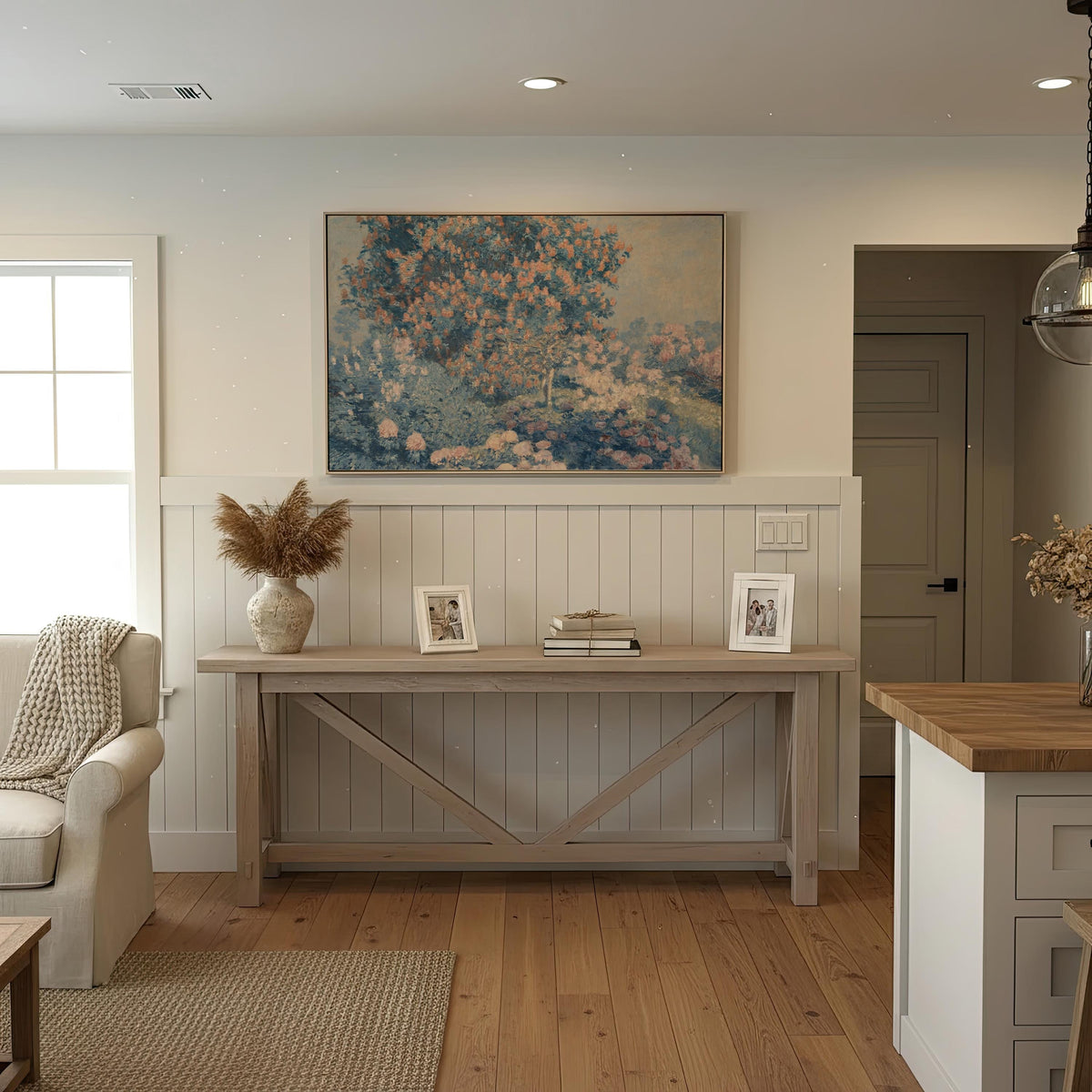Blue Blossom Garden — Floral Print