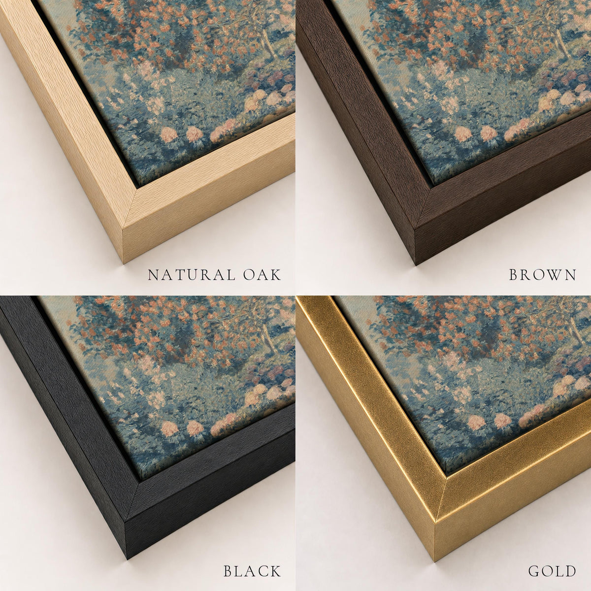 Blue Blossom Garden — Floral Print