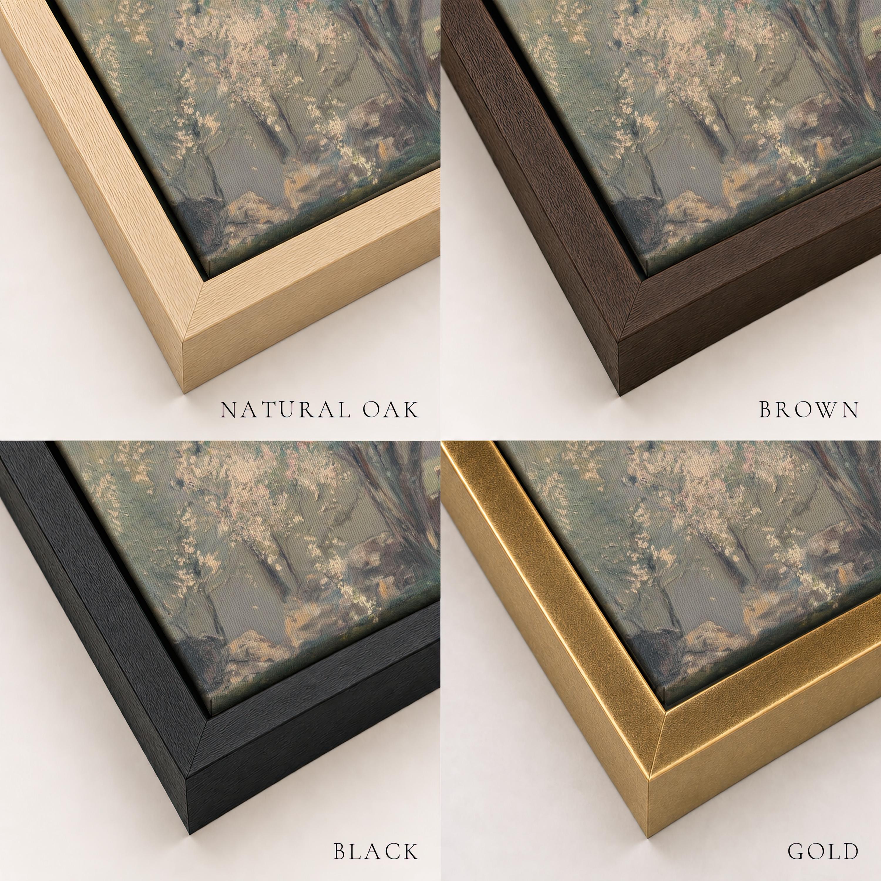 Jesus Among the Sheep Print | Good Shepherd Christian Wall Art | Peaceful Biblical Landscape Painting | S0037