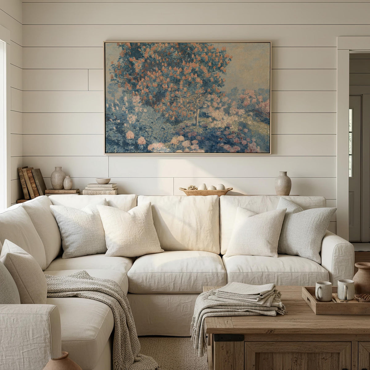 Blue Blossom Garden — Floral Print