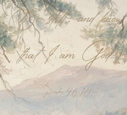 Bible Quote Wall Art | Scripture Wall Art Print | Gentle Scripture Print Christian Wall Art Print | W0054