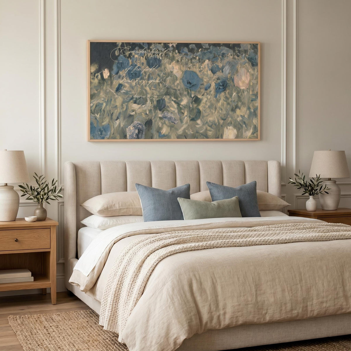 Consider the Lilies — Scripture Wall Art | Product view 2