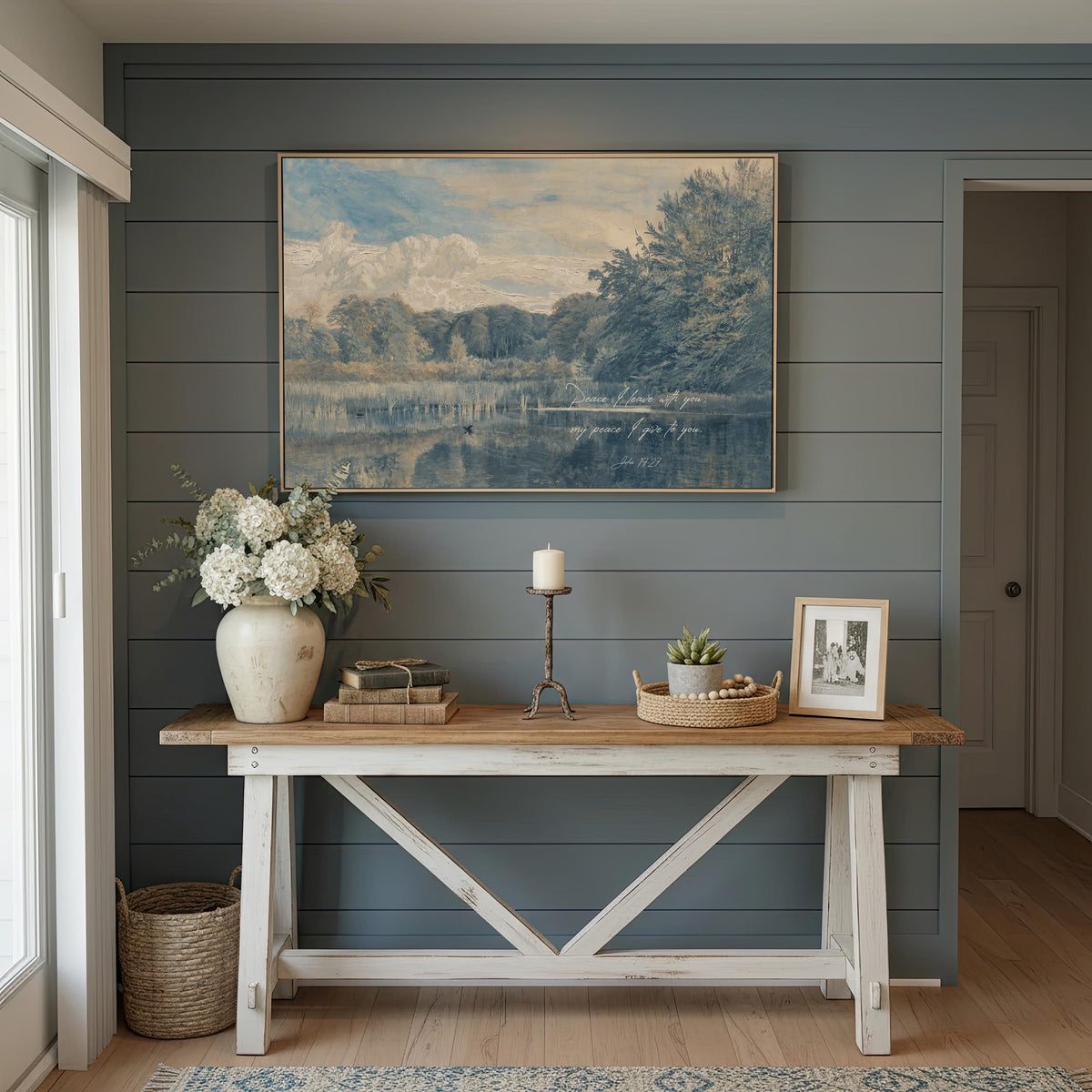 Tonal Faith Verse — Scripture Wall Art | Product view 10
