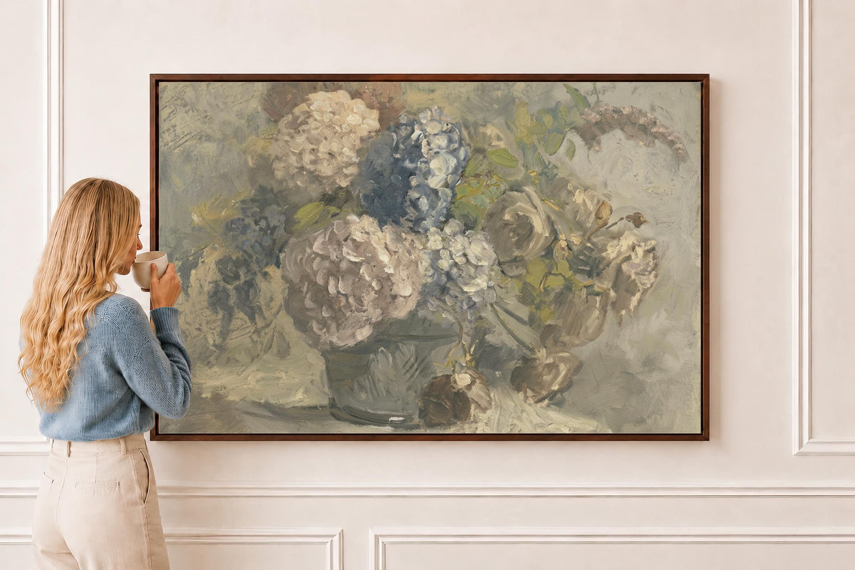 Vintage Hydrangea — Floral Print | Product view 1
