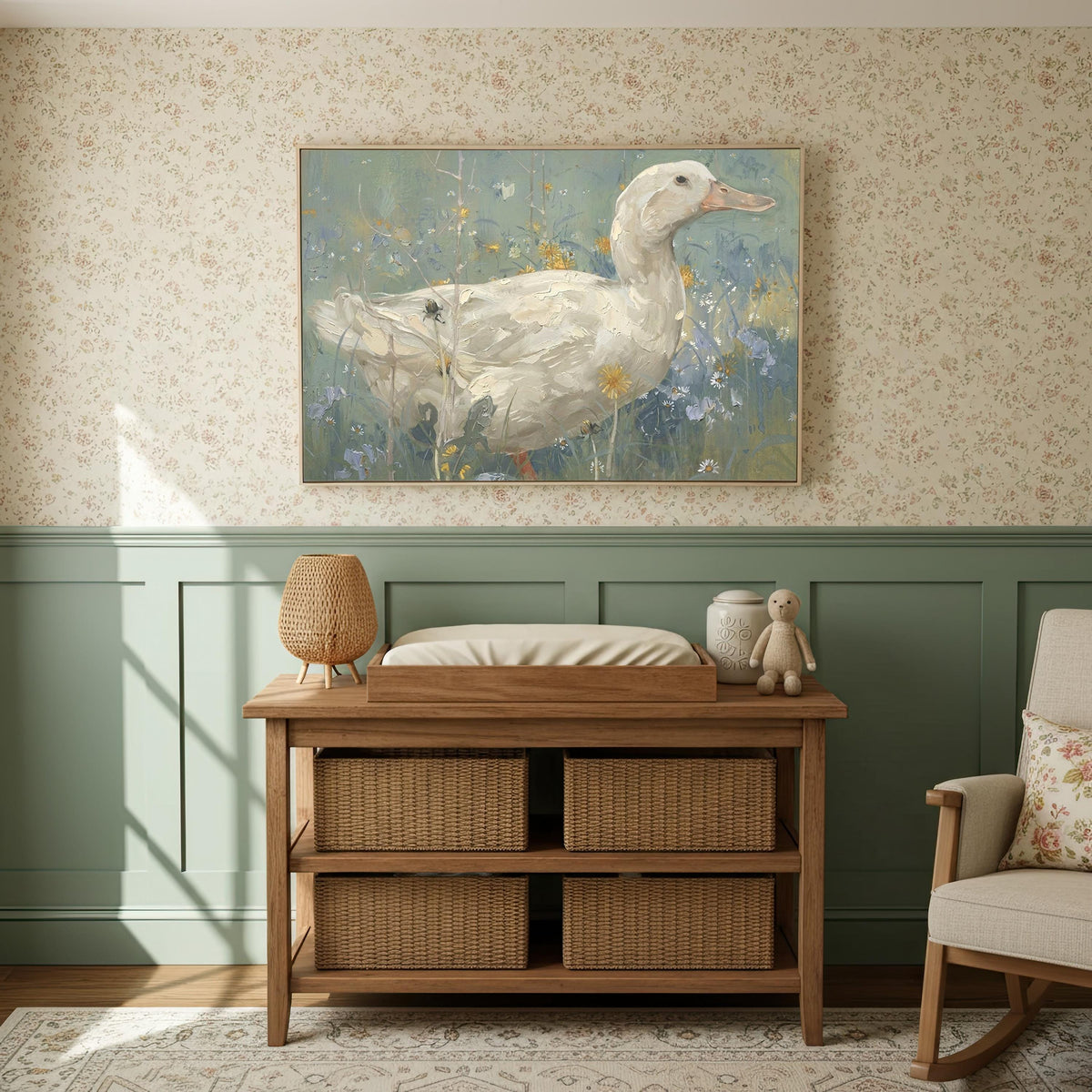 Soft Sage Duck — Landscape Print | Product view 12