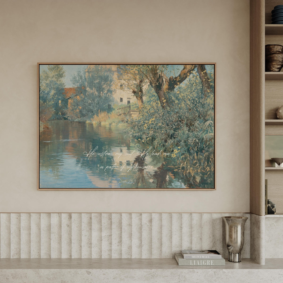 Serene Scripture Print — Scripture Wall Art | Product view 8