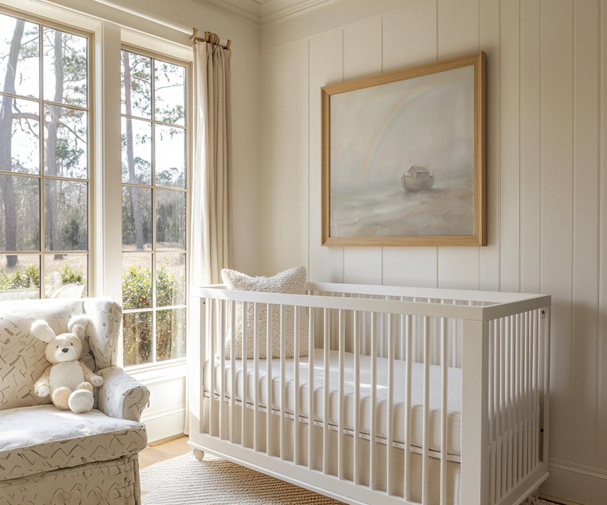 Noah's Ark — Rainbow Nursery Art | Product view 5