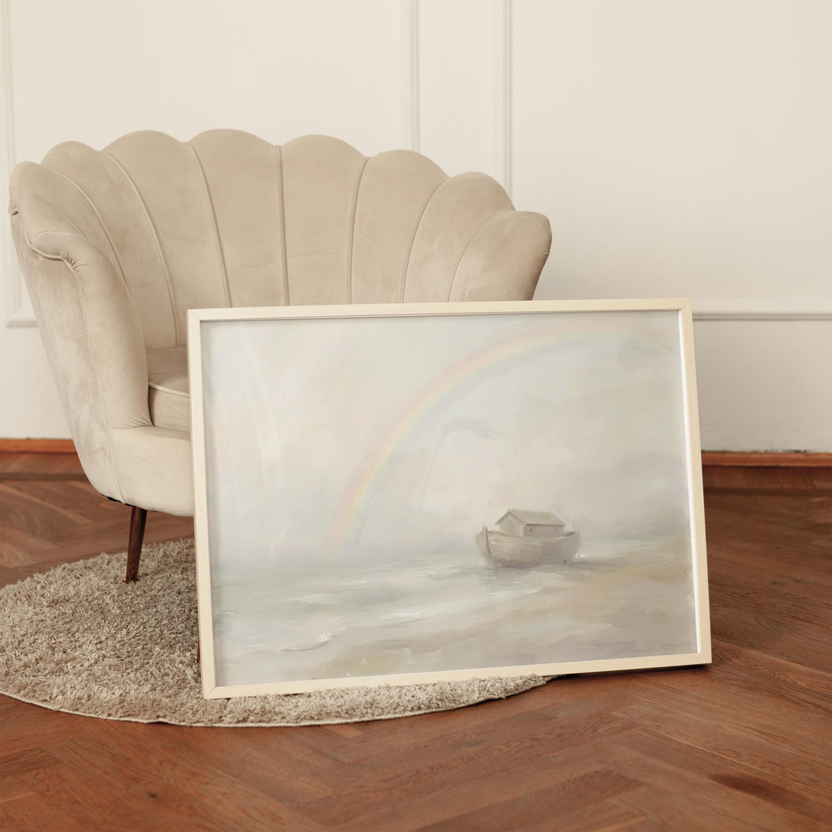 Noah's Ark — Rainbow Nursery Art | Product view 6