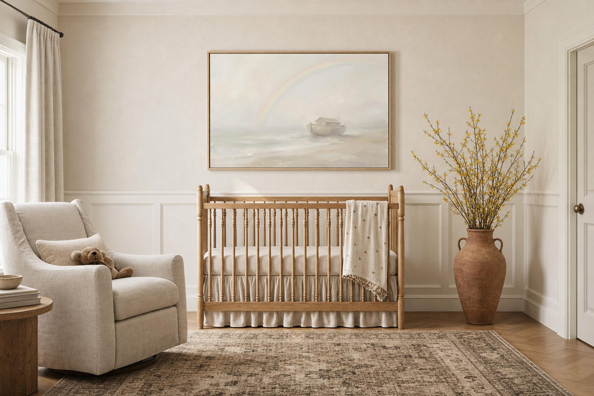 Noah's Ark — Rainbow Nursery Art | Product view 2