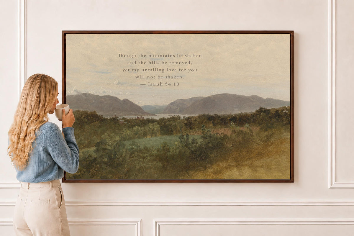 Though the Mountains Be Shaken — Isaiah 54:10 | Product view 1