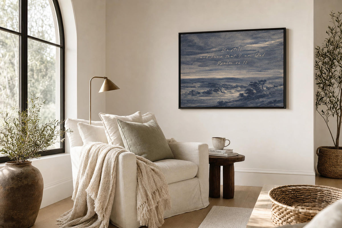 Be Still, Moody Coastal — Psalm 46:10 | Product view 2