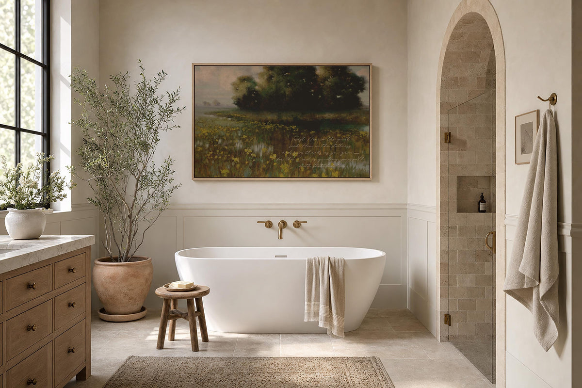 Trust Him in the Quiet — Scripture Wall Art | Product view 6