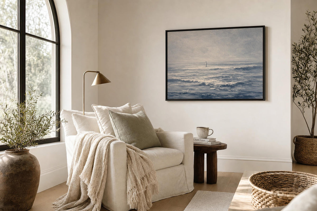 Jesus Walks on Water — Ocean Wall Art | Product view 2