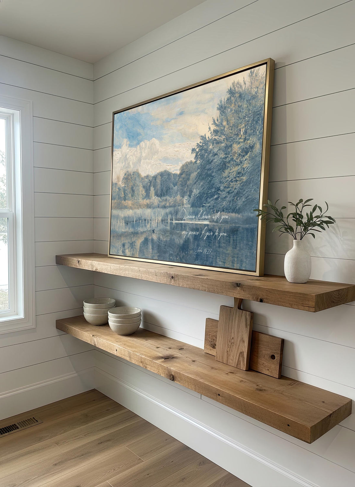 Tonal Faith Verse — Scripture Wall Art | Product view 2