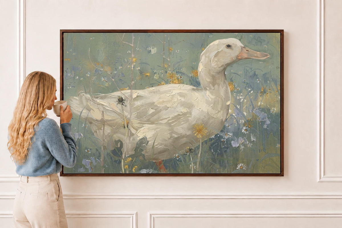 Soft Sage Duck — Landscape Print | Product view 2
