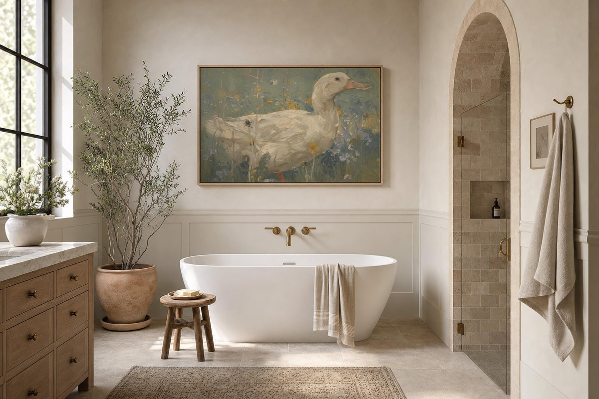 Soft Sage Duck — Landscape Print | Product view 3