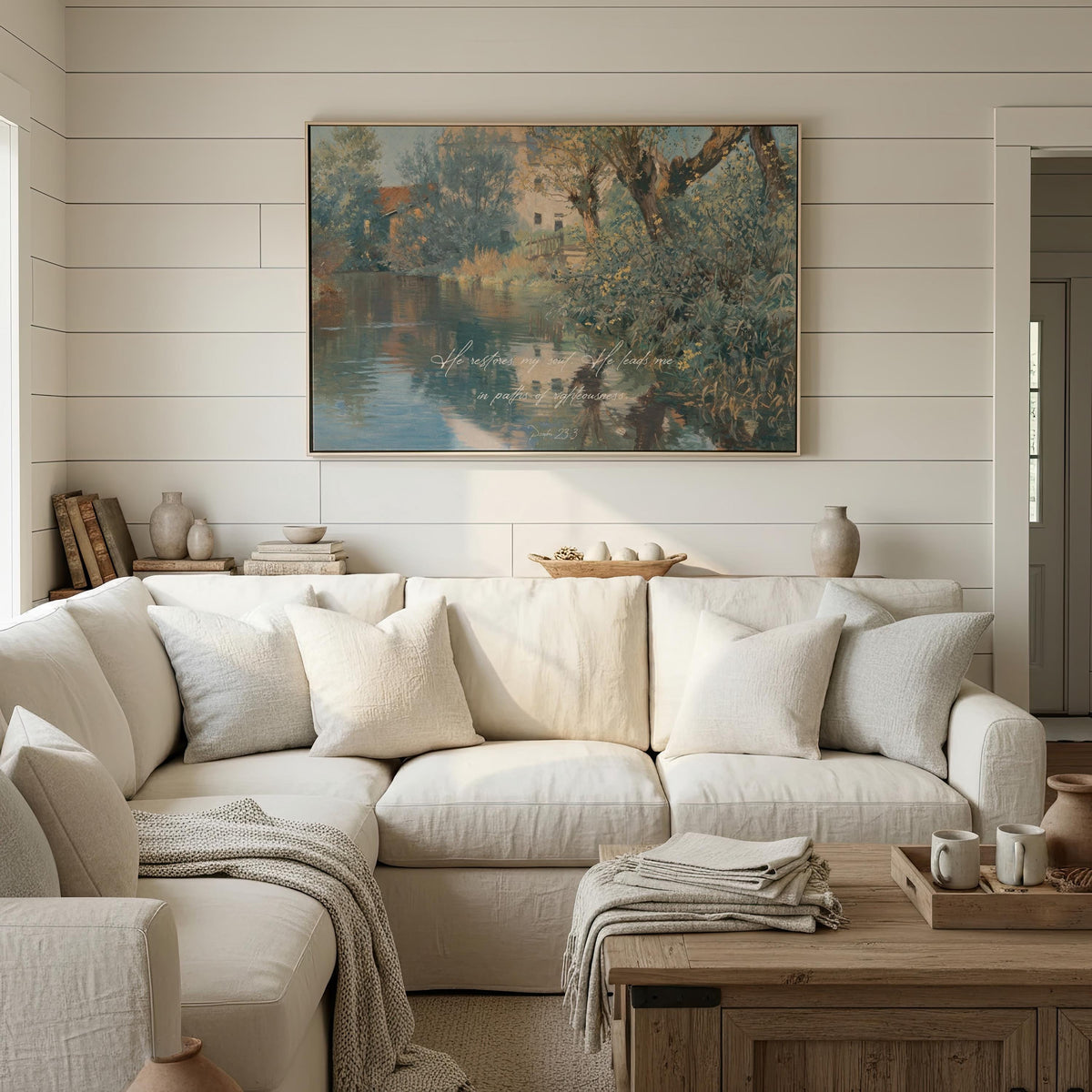 Serene Scripture Print — Scripture Wall Art | Product view 11
