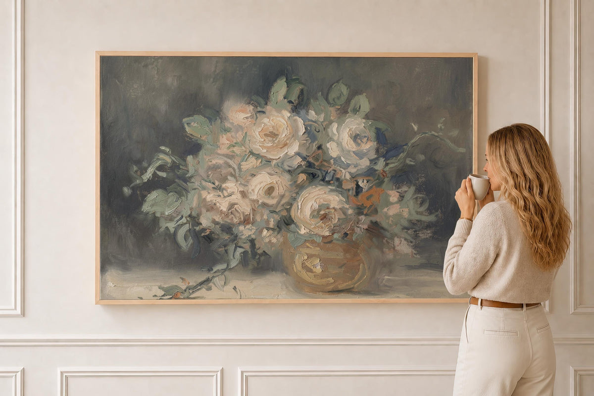 Antique Rose Still Life — Floral Print | Product view 12