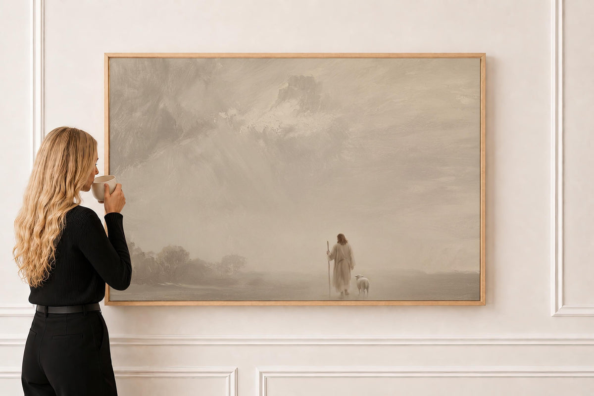 Veiled Shepherd — Psalm 23 Stormy Sky | Product view 4
