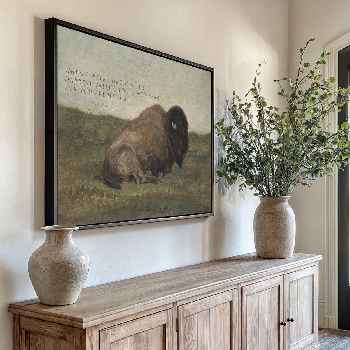 Wildlife Bison — Psalm 23:4 | Product view 5