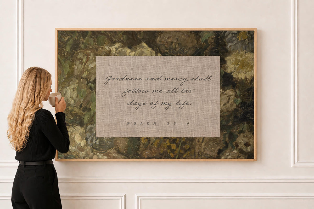 Goodness and Mercy — Psalm 23:6 | Product view 1