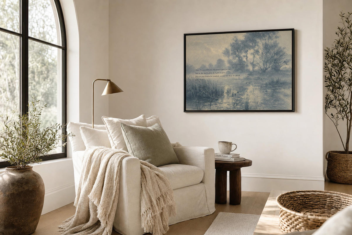 Vintage Landscape — John 14:27 | Product view 5