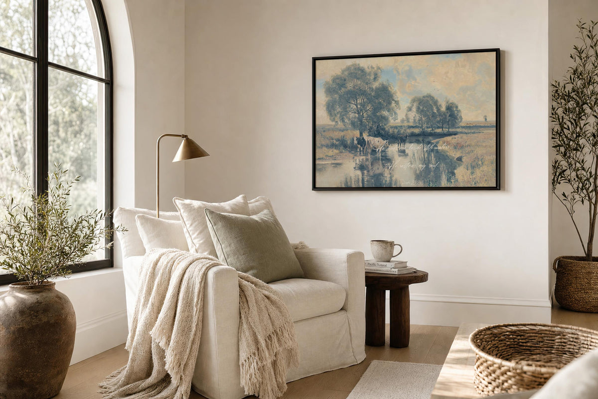 Pastel Faith Verse — Scripture Wall Art | Product view 3
