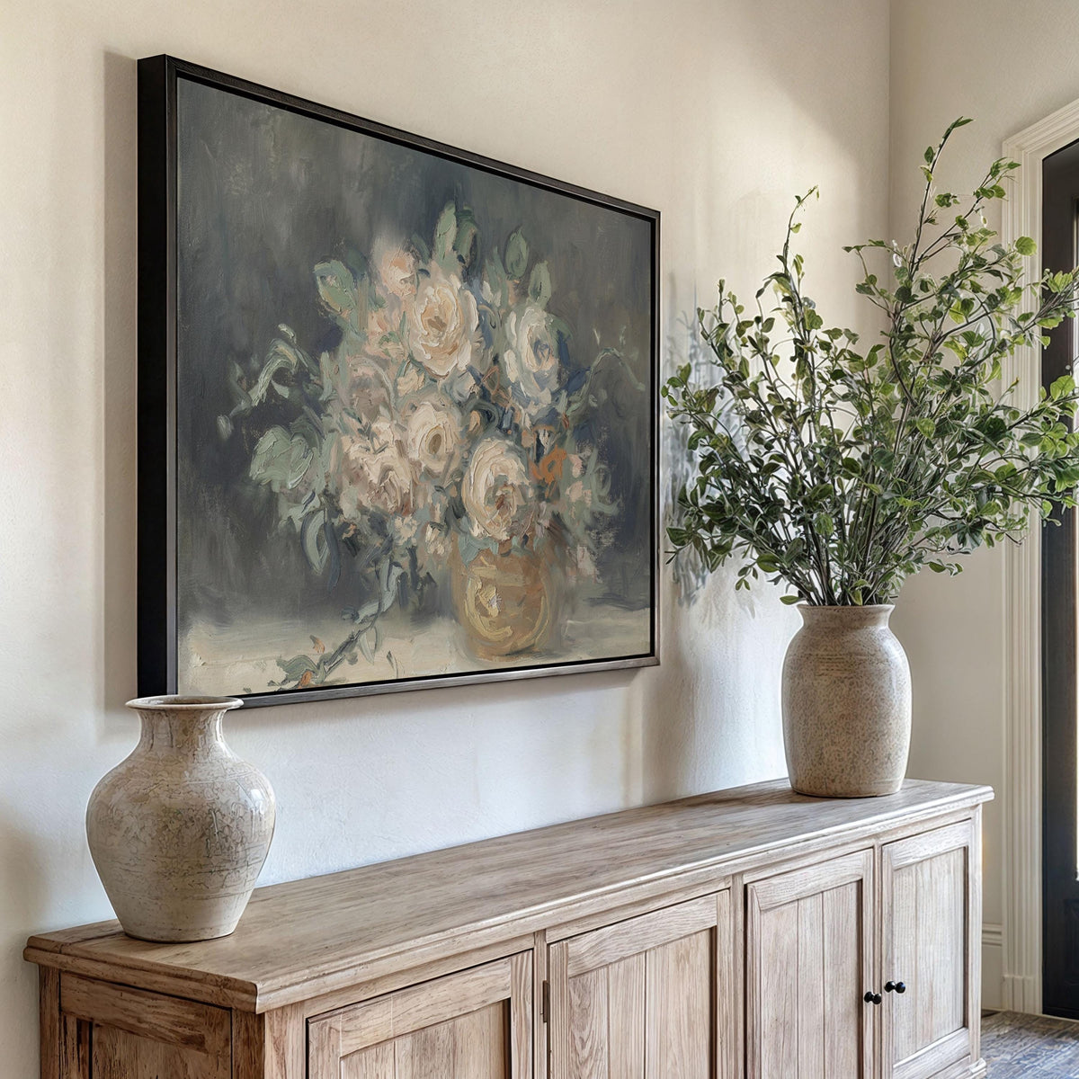 Antique Rose Still Life — Floral Print | Product view 3