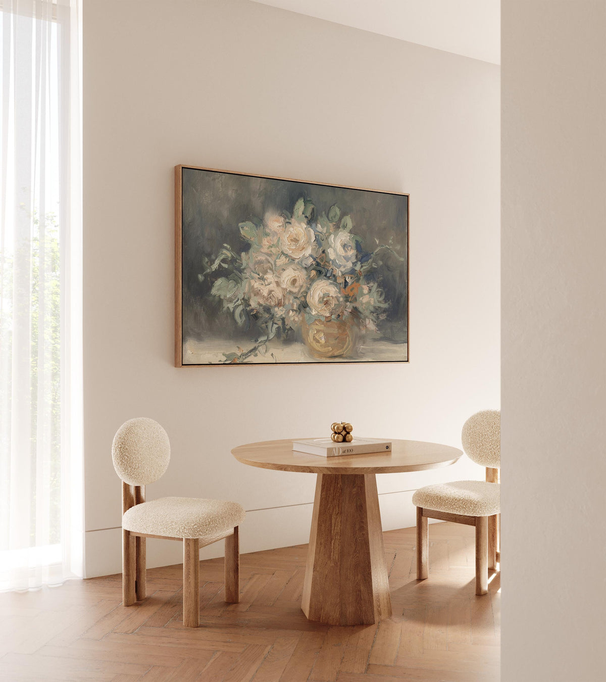 Antique Rose Still Life — Floral Print | Product view 1