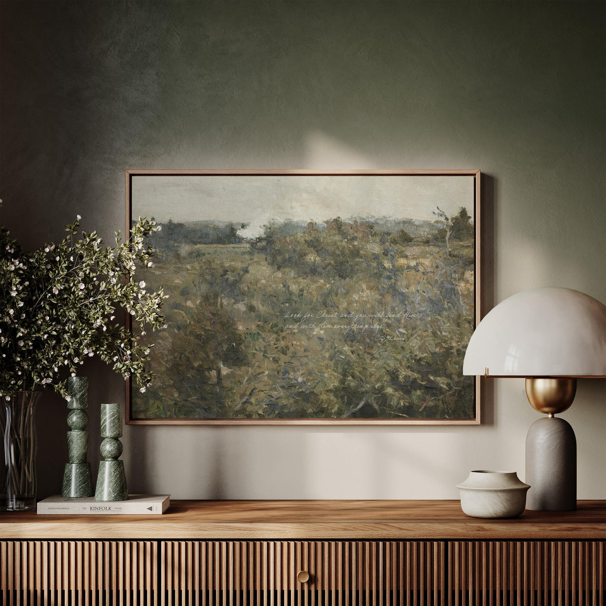 C.S. Lewis Landscape Quote — Scripture Wall Art | Product view 6