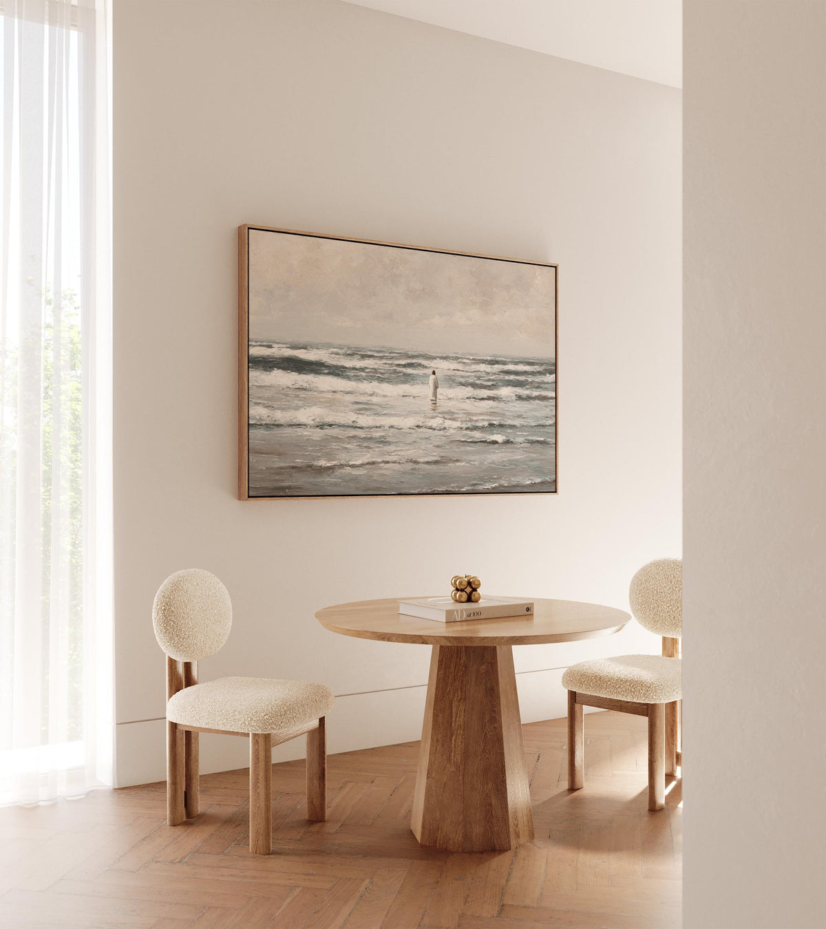 Power Over the Waves and Ocean - Christian Wall Decor, Ocean Art Print | Product view 3