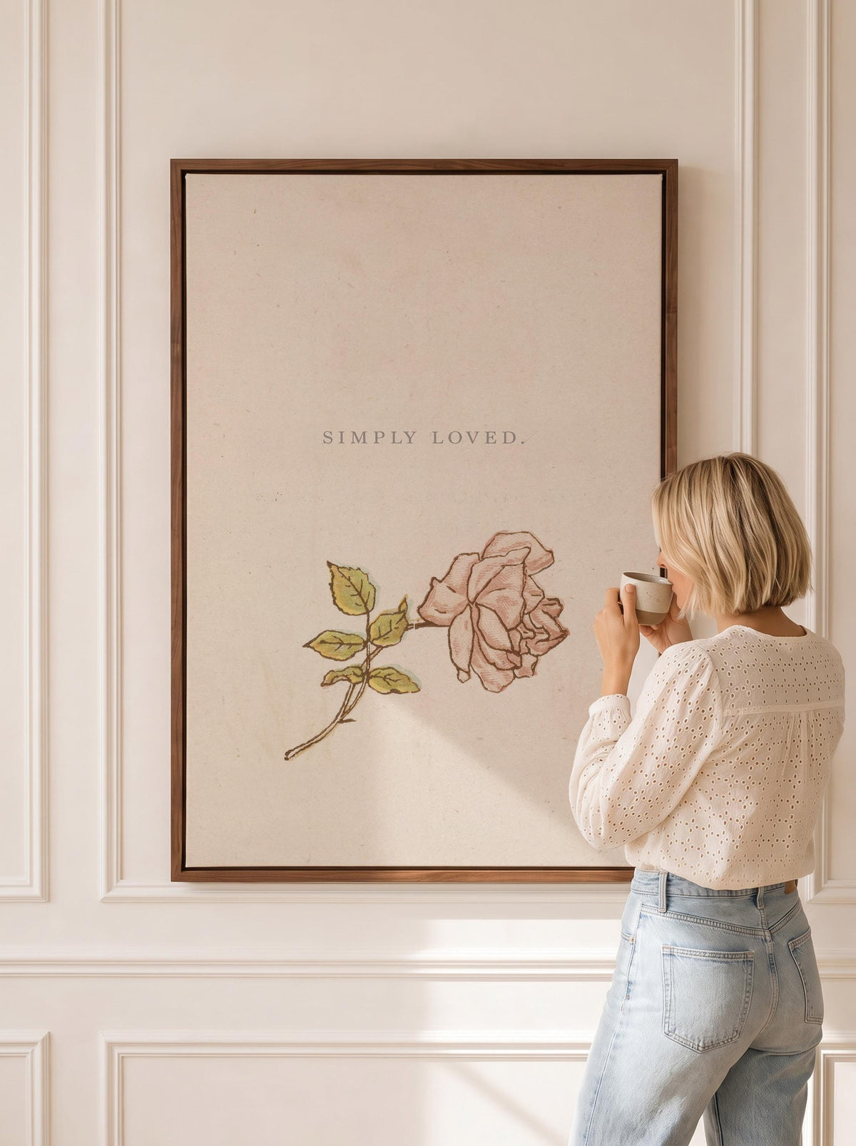 Simply Loved — Nursery Wall Art | Product view 3