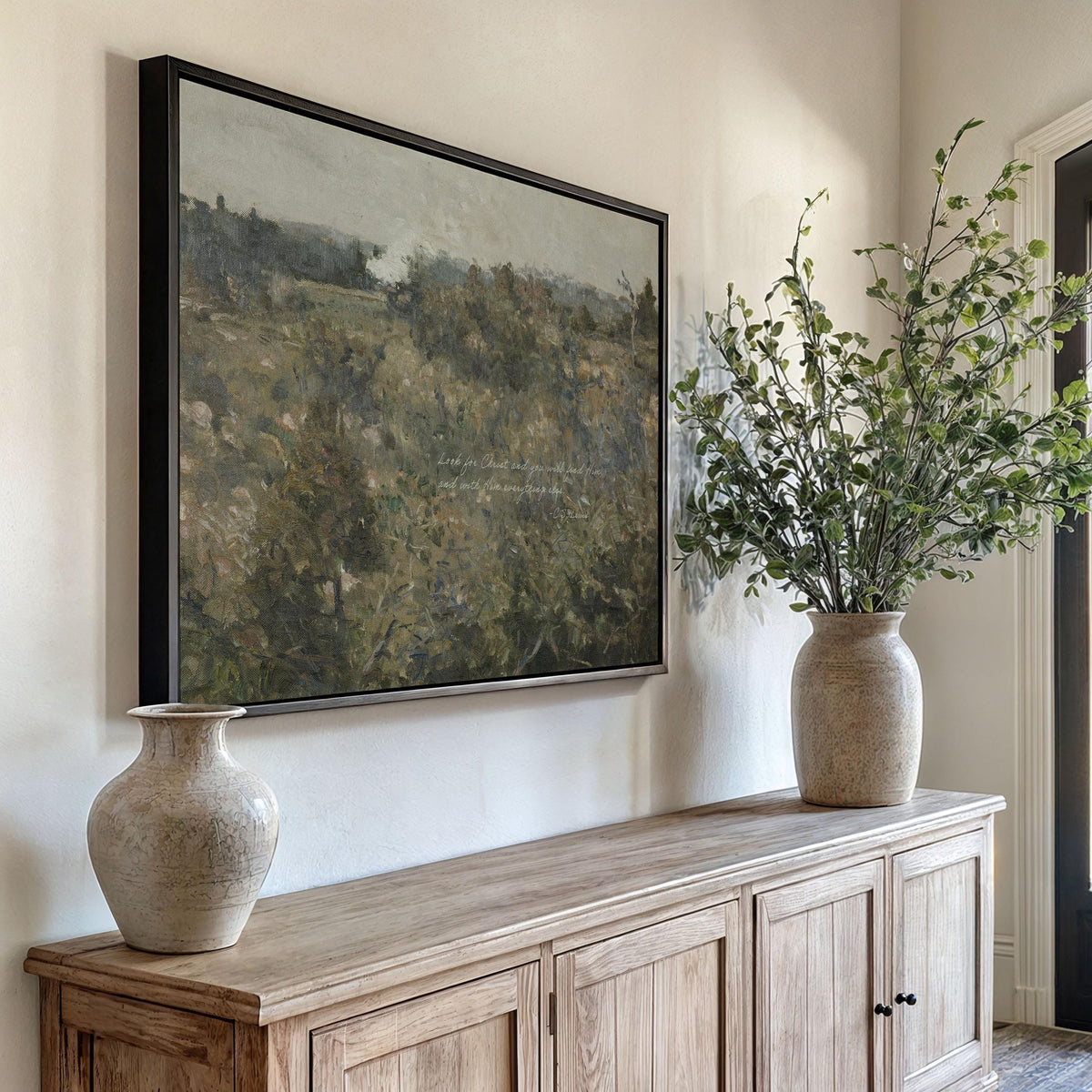 C.S. Lewis Landscape Quote — Scripture Wall Art | Product view 3