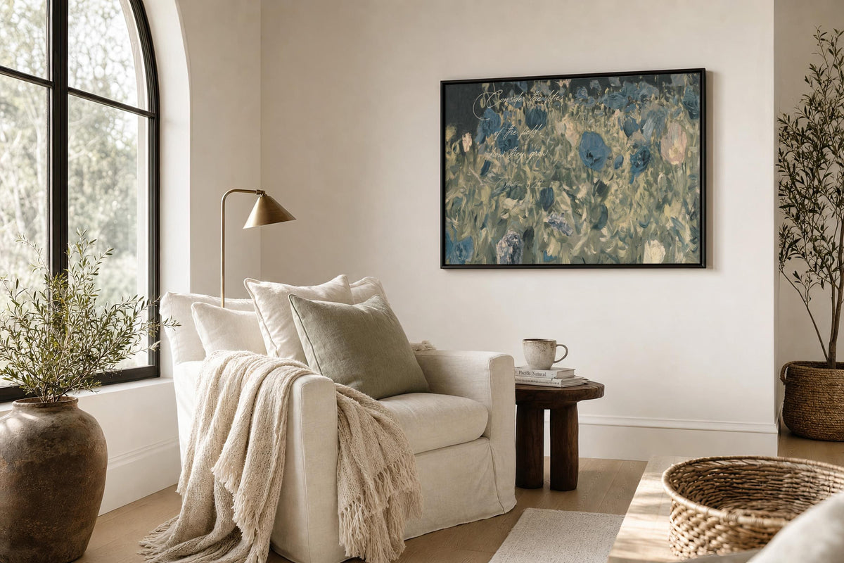 Consider the Lilies — Scripture Wall Art | Product view 6