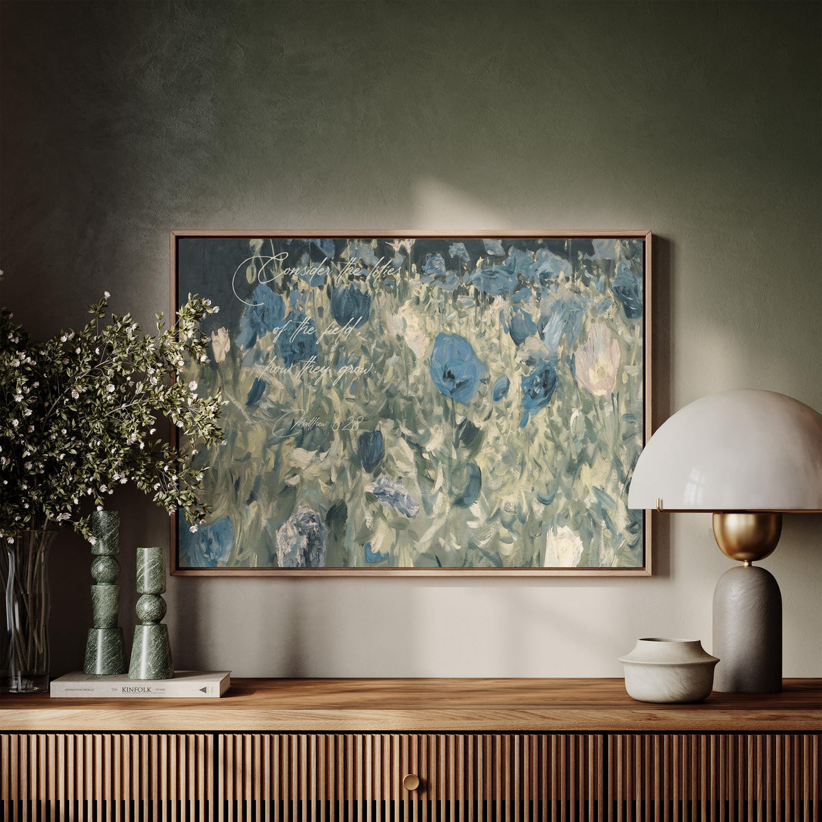 Consider the Lilies — Scripture Wall Art | Product view 10