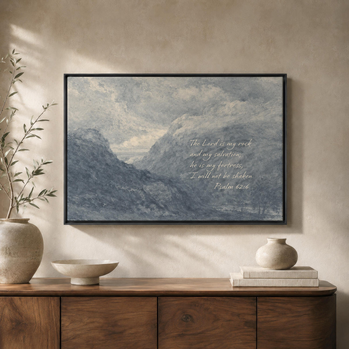 The Lord Is My Rock — Psalm 62:6 | Product view 1
