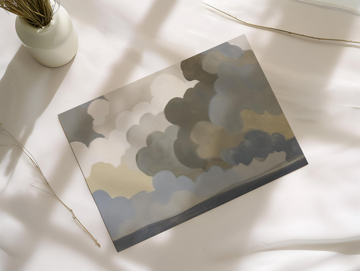 Soft Cloud Sky — Nursery Wall Art | Product view 2