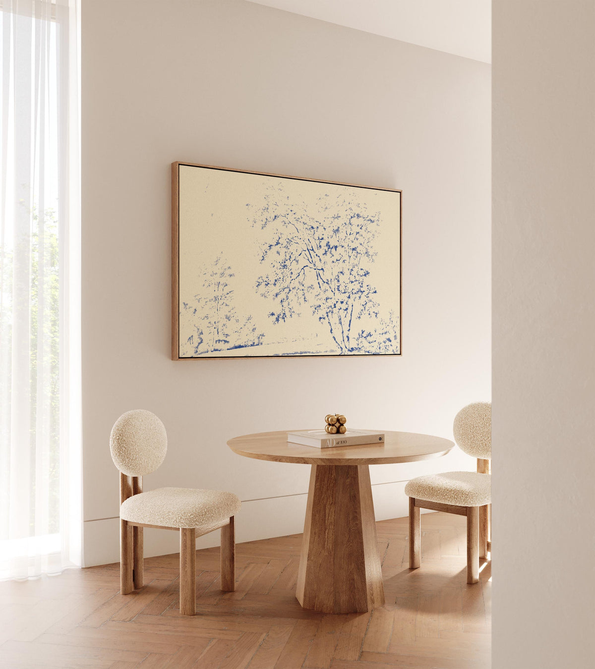 Watercolor Trees Toile — Scripture Wall Art | Product view 4