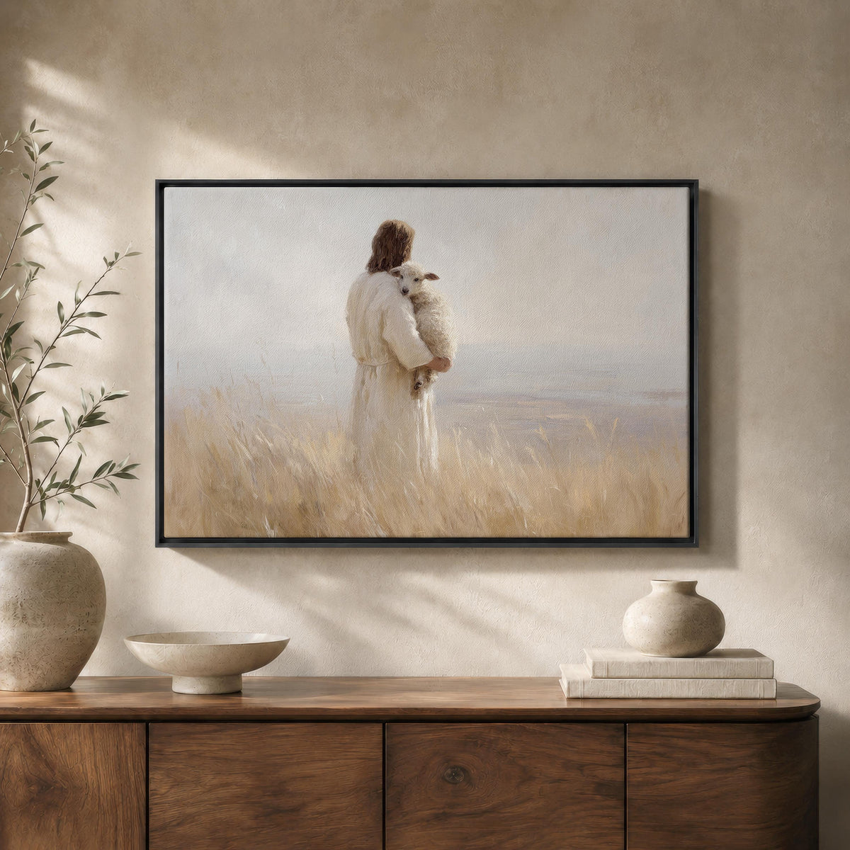 Jesus Holding the Lamb — Psalm 23 | Product view 1