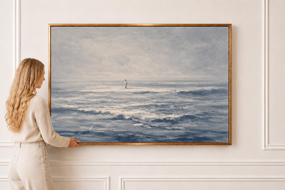 Jesus Walks on Water — Ocean Wall Art | Product view 5